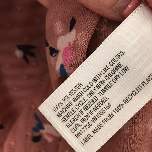 A New Day Women's V~Neck Swiss Dot Nude Rose Cami - Picture 4 of 5